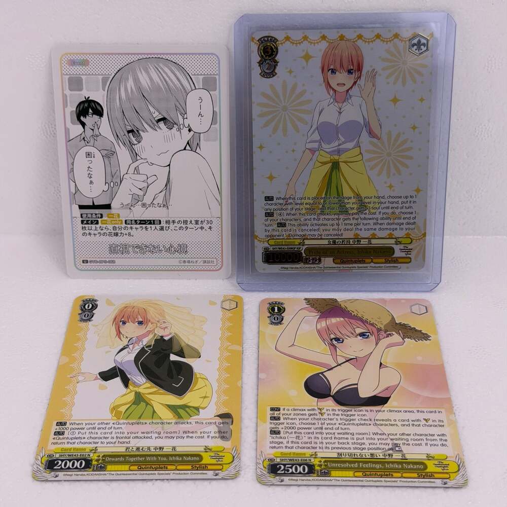 Weiss Schwarz The Quintessential Quintuplets Specials - Ichika Nakano Card Lot